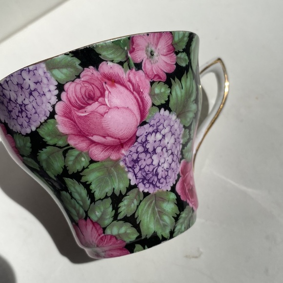 Rosina Chintz Fine Bone China teacup and saucer - Picture 9 of 12